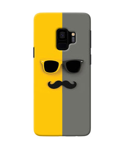 Mustache Glass Samsung S9 Back Cover