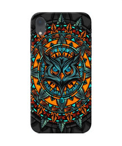 Angry Owl Art Iphone Xr Back Cover