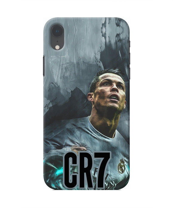 Christiano Ronaldo Grey Iphone XR Real 4D Back Cover