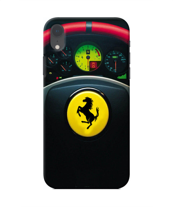 Ferrari Steeriing Wheel Iphone XR Real 4D Back Cover