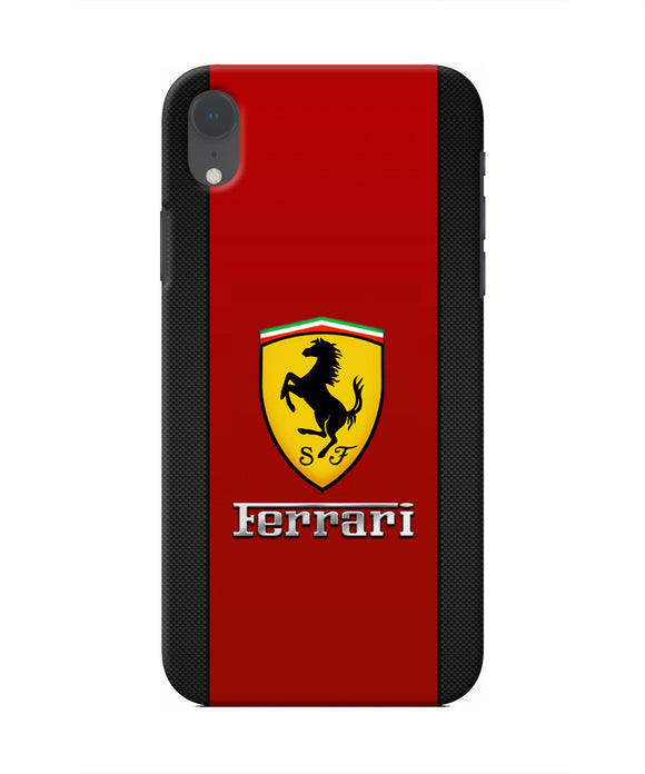 Ferrari Abstract Maroon Iphone XR Real 4D Back Cover