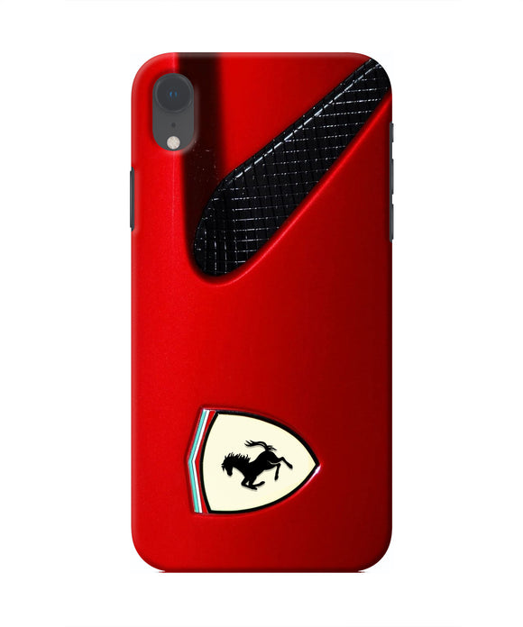 Ferrari Hood Iphone XR Real 4D Back Cover