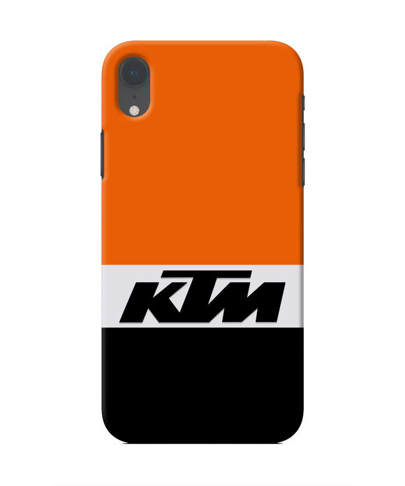KTM Colorblock Iphone XR Real 4D Back Cover