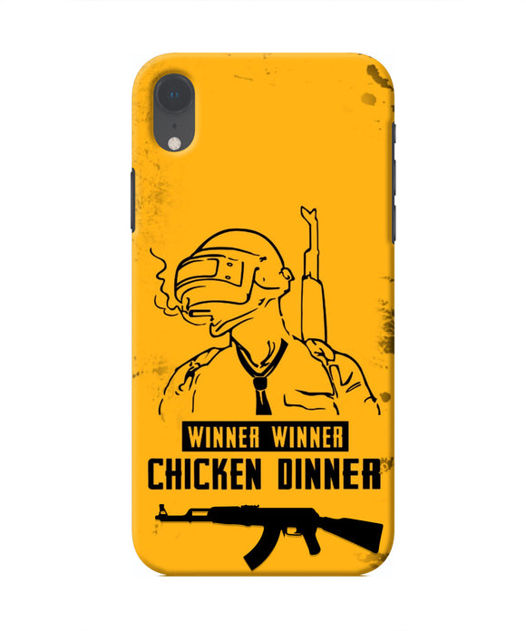 PUBG Chicken Dinner Iphone XR Real 4D Back Cover