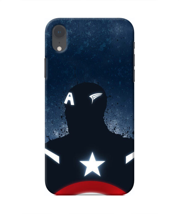 Captain america Shield Iphone XR Real 4D Back Cover