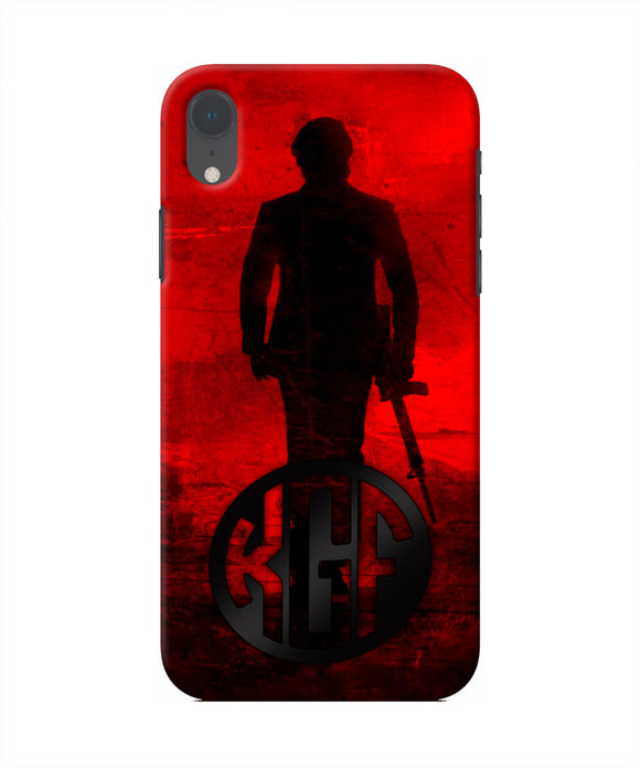 Rocky Bhai K G F Chapter 2 Logo iPhone XR Real 4D Back Cover