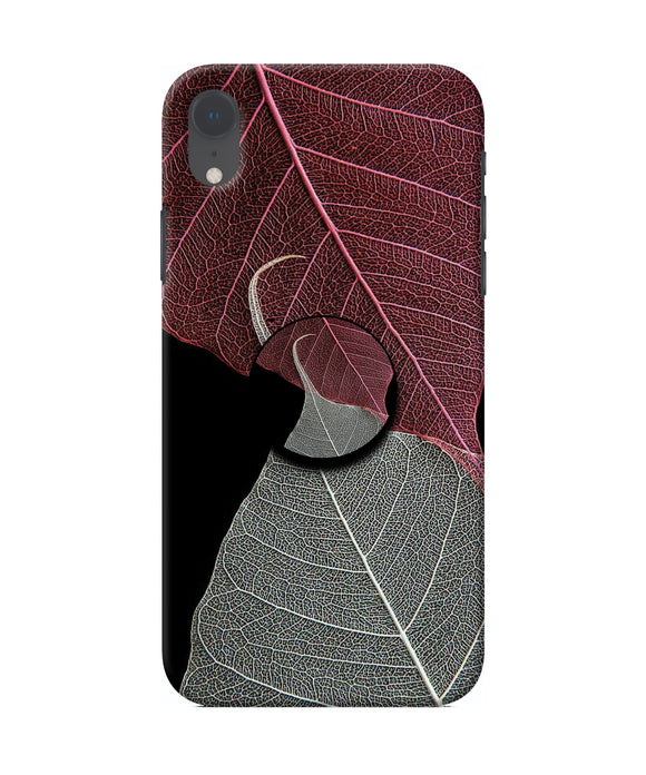 Leaf Pattern Iphone XR Pop Case
