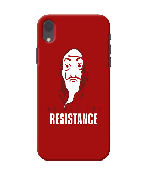 Money Heist Resistance Quote iPhone XR Back Cover