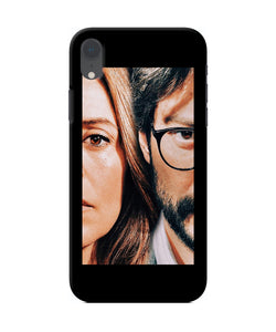 Money Heist Professor With Rachel iPhone XR Back Cover