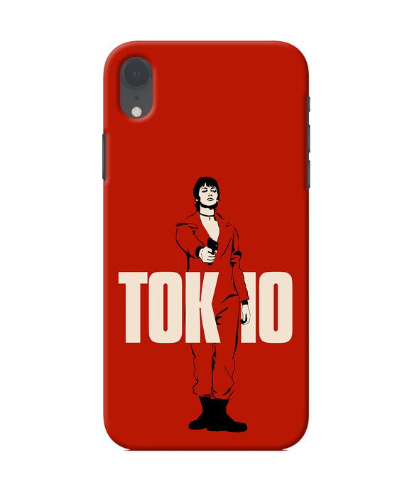 Money Heist Tokyo With Gun iPhone XR Back Cover