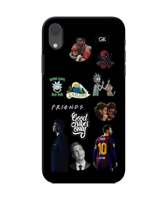 Positive Characters iPhone XR Back Cover