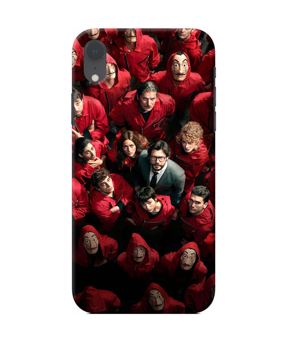 Money Heist Professor with Hostages iPhone XR Back Cover