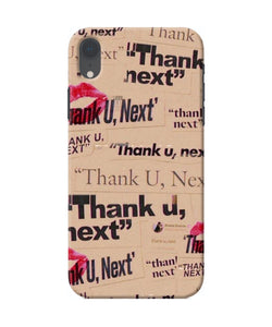 Thank You Next Iphone Xr Back Cover