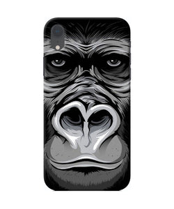 Black Chimpanzee Iphone Xr Back Cover