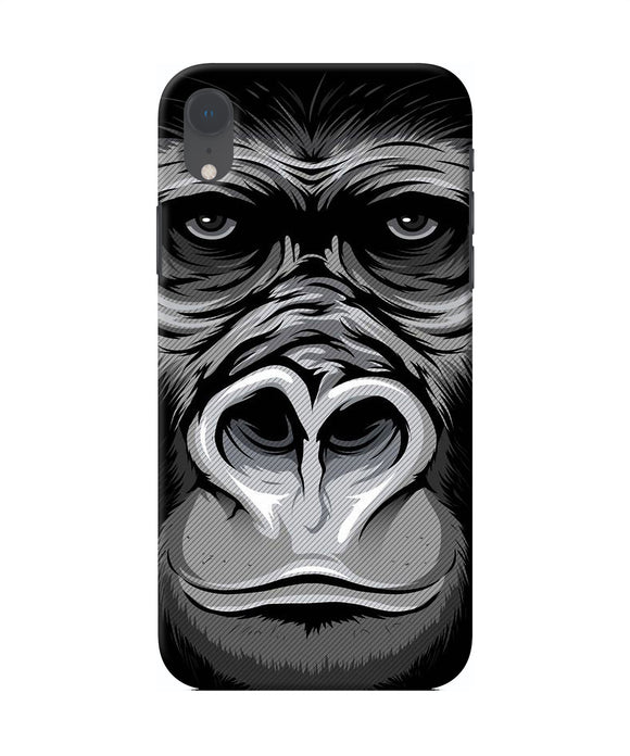 Black Chimpanzee Iphone Xr Back Cover