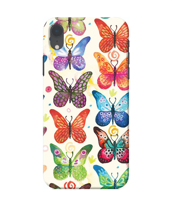 Abstract Butterfly Print Iphone Xr Back Cover