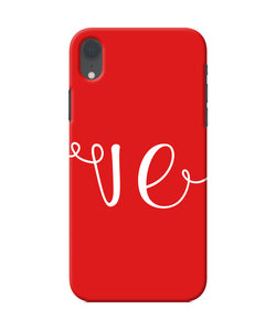 Love Two Iphone Xr Back Cover