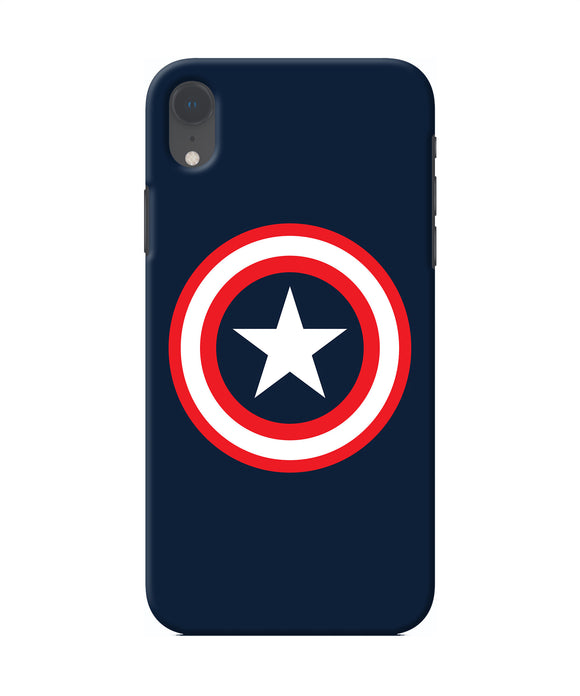 Captain America Logo Iphone Xr Back Cover