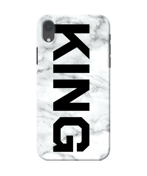 King Marble Text Iphone Xr Back Cover