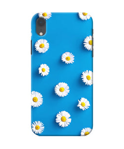 White Flowers Iphone Xr Back Cover