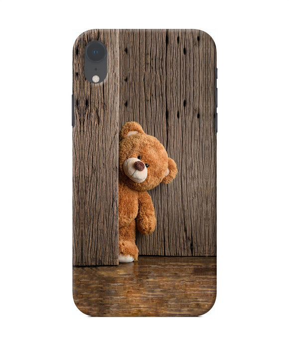 Teddy Wooden Iphone Xr Back Cover