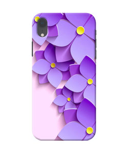 Violet Flower Craft Iphone Xr Back Cover