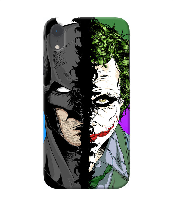 Batman Vs Joker Half Face Iphone Xr Back Cover