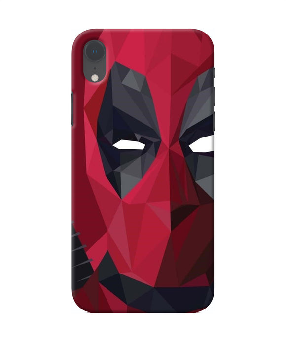 Abstract Deadpool Half Mask Iphone Xr Back Cover