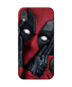 Thinking Deadpool Iphone Xr Back Cover