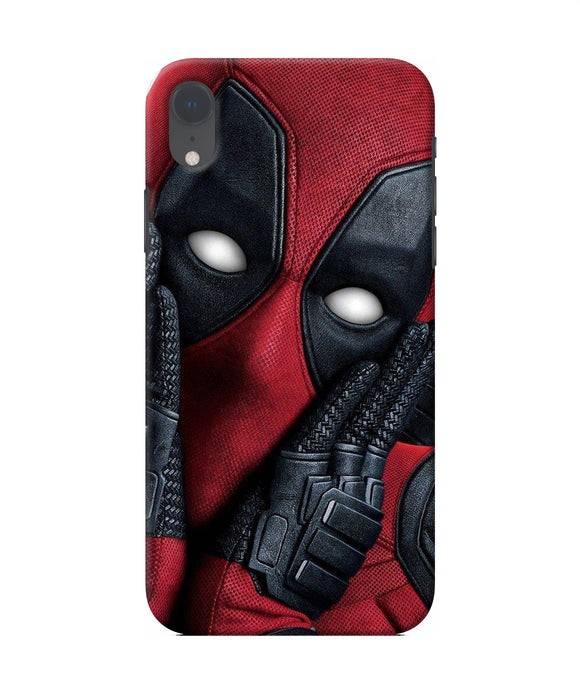 Thinking Deadpool Iphone Xr Back Cover