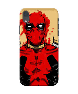 Blooded Deadpool Iphone Xr Back Cover