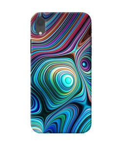 Abstract Coloful Waves Iphone Xr Back Cover