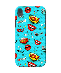 Lol Lips Print Iphone Xr Back Cover