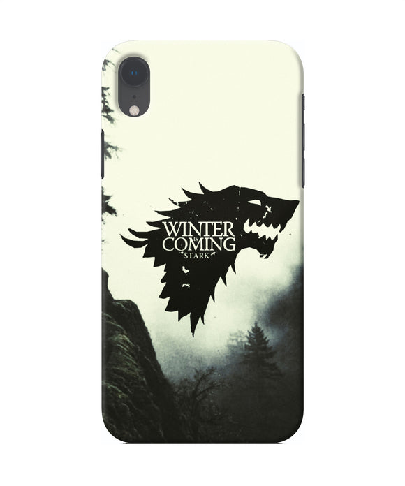 Winter Coming Stark Iphone Xr Back Cover