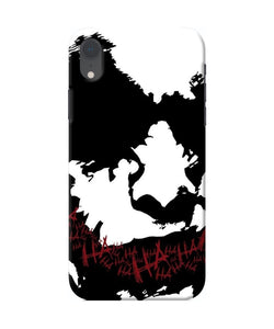 Black And White Joker Rugh Sketch Iphone Xr Back Cover