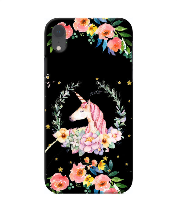 Unicorn Flower Iphone Xr Back Cover