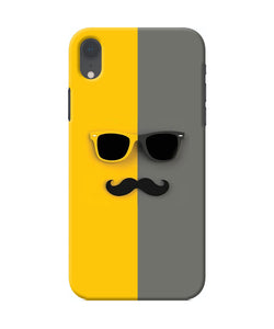 Mustache Glass Iphone Xr Back Cover