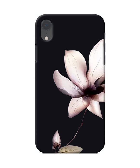 Flower White Iphone Xr Back Cover