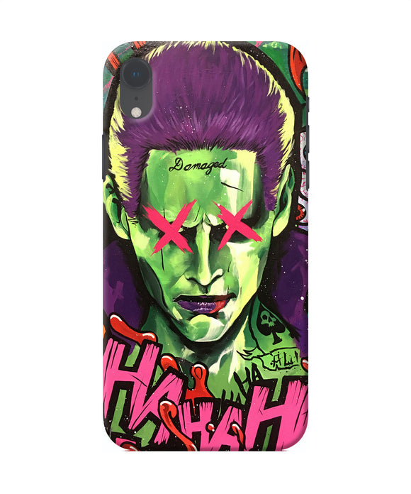 Damaged Joker Anim Iphone Xr Back Cover