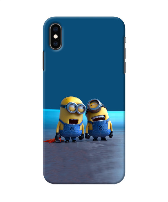 Minion Laughing Iphone Xs Max Back Cover