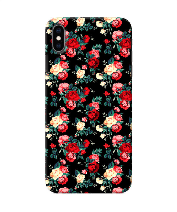 Rose Pattern Iphone Xs Max Back Cover