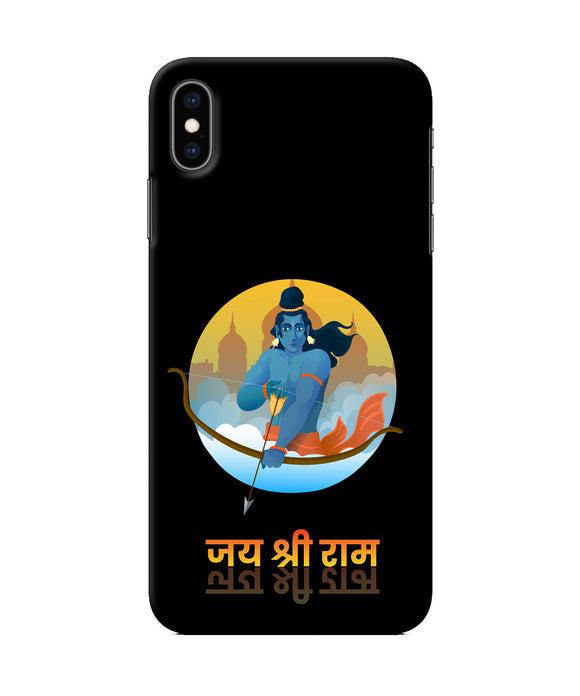 Black Jay Shree Ram Iphone Xs Max Back Cover