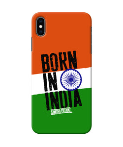 Born in India iPhone XS Max Back Cover