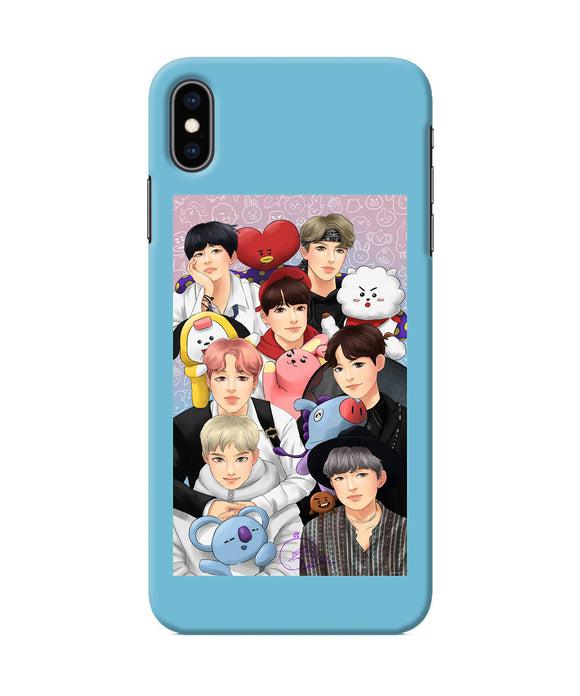 BTS with animals iPhone XS Max Back Cover