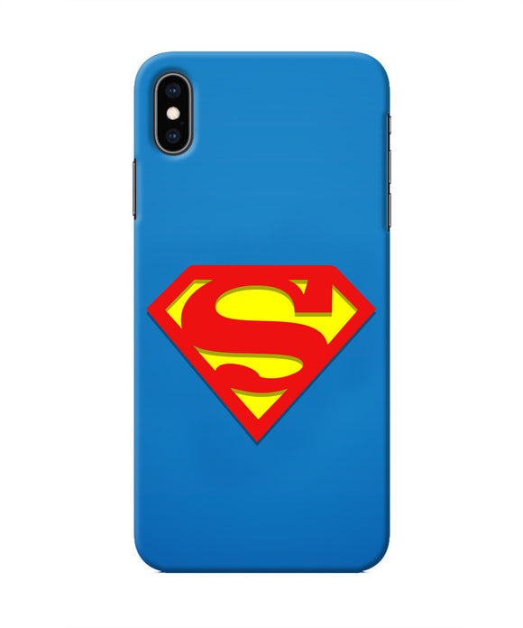 Superman Blue Iphone XS Max Real 4D Back Cover