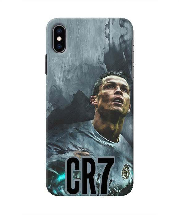 Christiano Ronaldo Grey Iphone XS Max Real 4D Back Cover