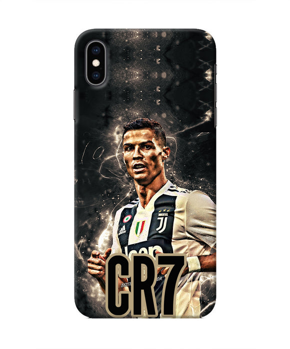 CR7 Dark Iphone XS Max Real 4D Back Cover
