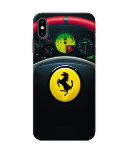 Ferrari Steeriing Wheel Iphone XS Max Real 4D Back Cover