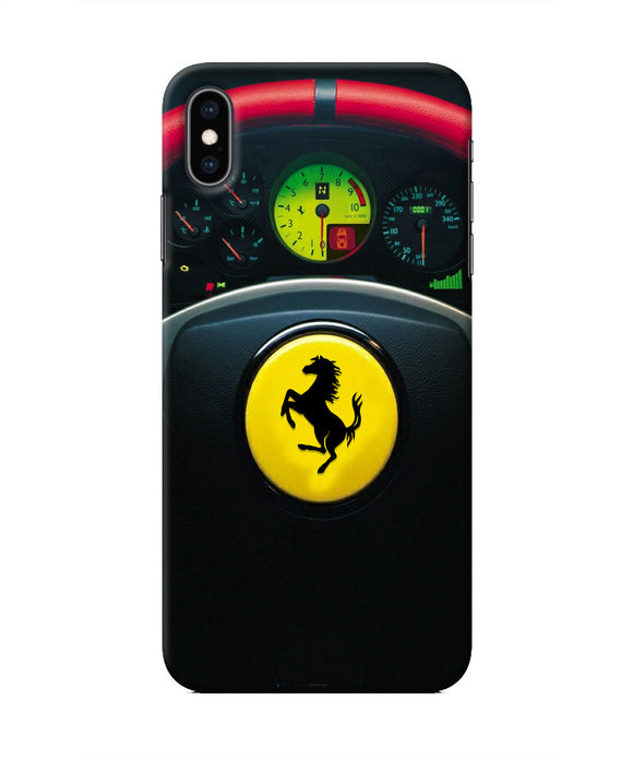 Ferrari Steeriing Wheel Iphone XS Max Real 4D Back Cover