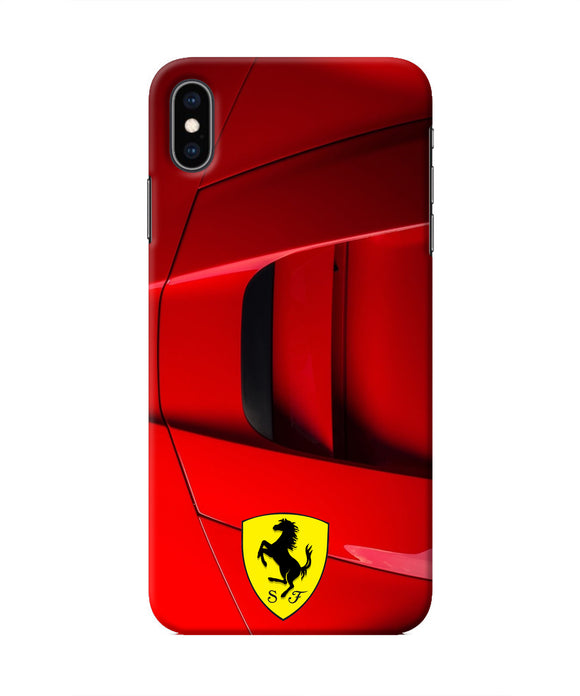 Ferrari Car Iphone XS Max Real 4D Back Cover